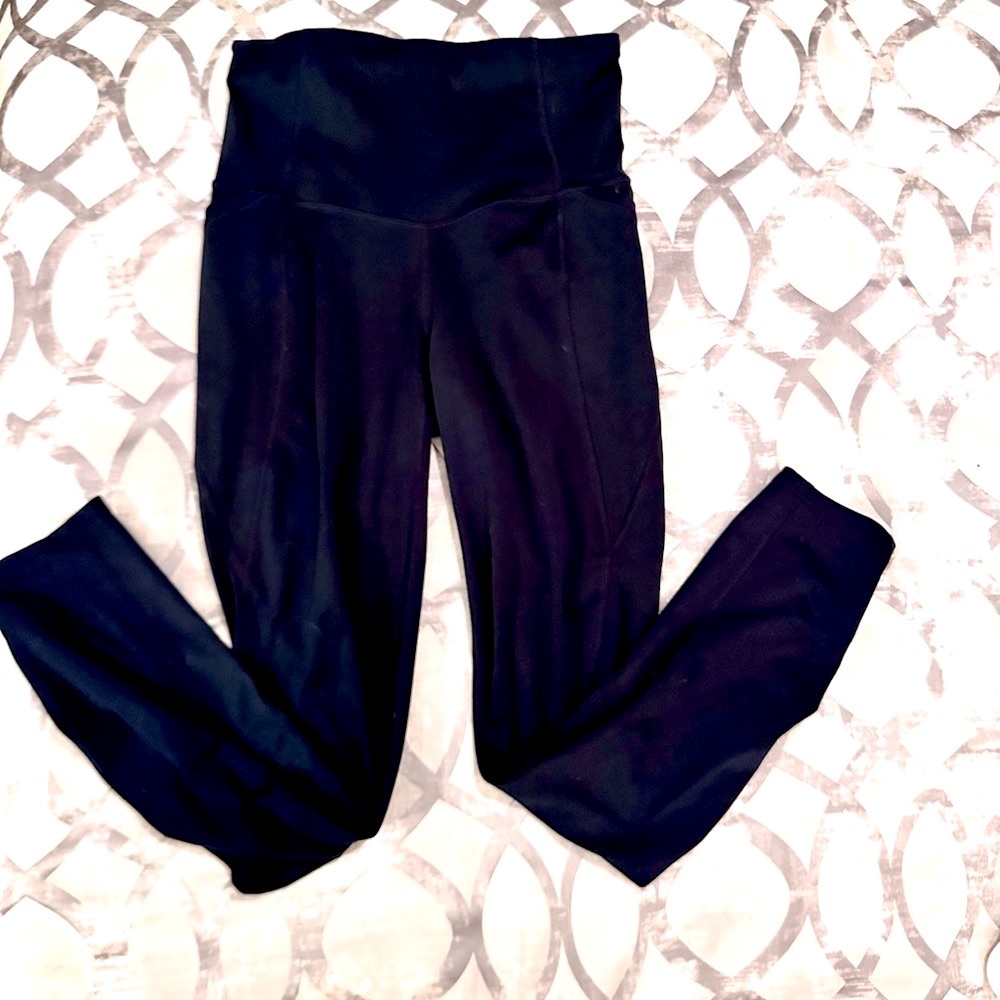 All In Motion navy blue high rise leggings size xs